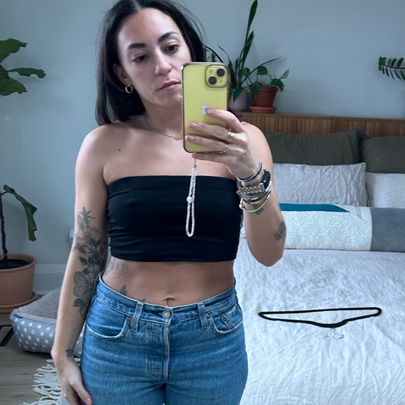 Black tube top - Picture 1 of 2